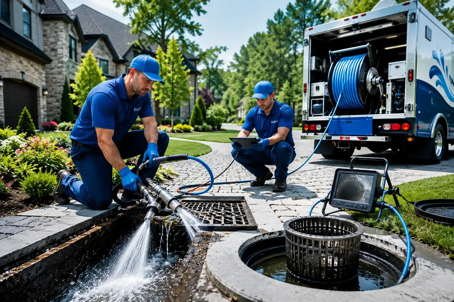 Local outdoor drain cleaning professionals in Hunter, OK